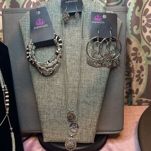 4 piece paparazzi fashion fix set sunset sightings. Silver boho